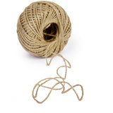 Maxbell 3-Ply Twisted Burlap String Natural Ribbon Jute Twine Rope Gift Wrap 80M