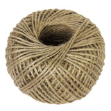 Maxbell 3-Ply Twisted Burlap String Natural Ribbon Jute Twine Rope Gift Wrap 80M