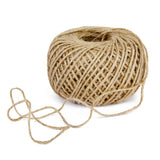 Maxbell 3-Ply Twisted Burlap String Natural Ribbon Jute Twine Rope Gift Wrap 80M