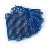 Maxbell 10pcs Double Side Prototype PCB Panel Tinned General Universal Hole Breadboard 5cm x 7cm