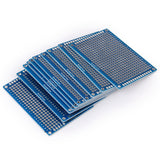 Maxbell 10pcs Double Side Prototype PCB Panel Tinned General Universal Hole Breadboard 5cm x 7cm