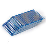 Maxbell 10pcs Double Side Prototype PCB Panel Tinned General Universal Hole Breadboard 5cm x 7cm