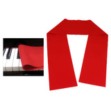 Maxbell Wool Piano Key Cover Keyboard Cover Red