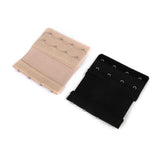 Maxbell Phenovo Elastic 4-Eye Hook Bra Extension Extender 2pcs Black and Nude