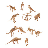 Maxbell Novelty Assorted Dinosaur Fossil Skeleton Figures 12pcs