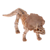 Maxbell Novelty Assorted Dinosaur Fossil Skeleton Figures 12pcs