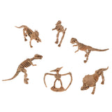 Maxbell Novelty Assorted Dinosaur Fossil Skeleton Figures 12pcs