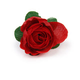 Maxbell 50 x DIY Artificial Rose Bud Silk Flower for Home Wedding Garden Decoration Red