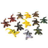 Maxbell Plastic Crocodile Model Kids Trick Toy 12pcs Multi-color