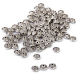 Maxbell Alloy Beads DIY Craft 100pcs Tibetan Silver