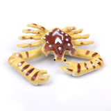 Maxbell Plastic PVC Crab Model Kids Toy 8pcs Multi-color