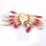 Maxbell Plastic PVC Crab Model Kids Toy 8pcs Multi-color