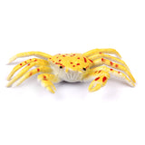 Maxbell Plastic PVC Crab Model Kids Toy 8pcs Multi-color