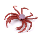 Maxbell Plastic PVC Crab Model Kids Toy 8pcs Multi-color