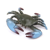 Maxbell Plastic PVC Crab Model Kids Toy 8pcs Multi-color