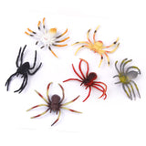 Maxbell Plastic PVC Spider Model Kids Toy 6pcs Multi-color