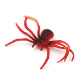 Maxbell Plastic PVC Spider Model Kids Toy 6pcs Multi-color