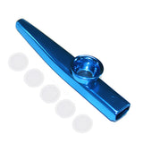 Maxbell Aluminium Alloy Kazoo with Diaphragm Blue