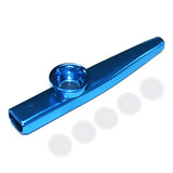 Maxbell Aluminium Alloy Kazoo with Diaphragm Blue