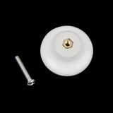 Maxbell 1 x Pastoral Tulip Ceramic Cabinet Wardrobe Cupboard Knob Pull Handle