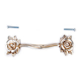 Maxbell Anti-Silver Rose Cupboard Cabinet Wardrobe Drawer Door Pull Handle DIY