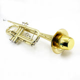 Maxbell ABS Trumpet Mute for Practice Golden