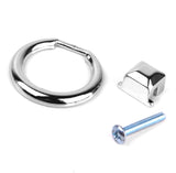 Maxbell Modern Cabinet Drawer Dresser Cupboard Pull Handle Knob Ring Silver