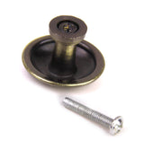 Maxbell 1 x Classical Round Cabinet Drawer Door Pull Handle Knob Antique Bronze