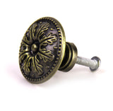 Maxbell 1 x Classical Round Cabinet Drawer Door Pull Handle Knob Antique Bronze