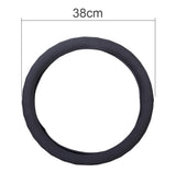 Maxbell Soft Breathable Faux Leather with Hole Steering Wheel Cover Wheelskins Grey