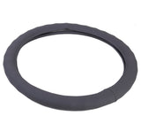 Maxbell Soft Breathable Faux Leather with Hole Steering Wheel Cover Wheelskins Grey