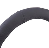 Maxbell Soft Breathable Faux Leather with Hole Steering Wheel Cover Wheelskins Grey