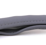 Maxbell Soft Breathable Faux Leather with Hole Steering Wheel Cover Wheelskins Grey