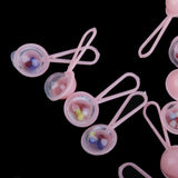 Maxbell Lovely Mini Rattles Baby Shower Favors Party Decor Gift 50pcs Pink