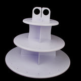 Maxbell 3-Tier 42 Holes Plastics Cake Pop Lollipop Cupcake Display Stand