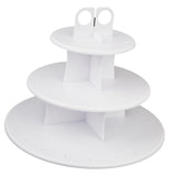 Maxbell 3-Tier 42 Holes Plastics Cake Pop Lollipop Cupcake Display Stand