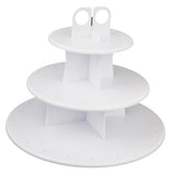 Maxbell 3-Tier 42 Holes Plastics Cake Pop Lollipop Cupcake Display Stand