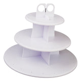 Maxbell 3-Tier 42 Holes Plastics Cake Pop Lollipop Cupcake Display Stand