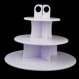 Maxbell 3-Tier 42 Holes Plastics Cake Pop Lollipop Cupcake Display Stand