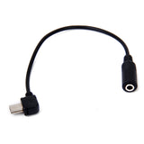 Maxbell Mini USB Microphone Adapter Cable Cord for Gopro Hero4/ 3/ 3+