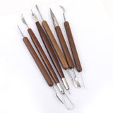 Maxbell Pottery Clay Sculpture Carving Tool Set 6pcs