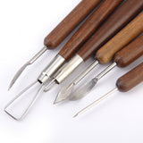 Maxbell Pottery Clay Sculpture Carving Tool Set 6pcs