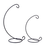 Maxbell 9inch Black Iron Hanging Plant Stand Holder for Landscaping Garden Decorate