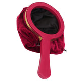 Maxbell Magic Change Bag with Handle Zipper Twisting Handle Magic Trick -Wine Red