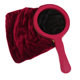 Maxbell Magic Change Bag with Handle Zipper Twisting Handle Magic Trick -Wine Red
