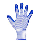 Maxbell Protective Gloves Bite-proof for Hamster Bite - Blue Zebra-stripe