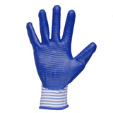 Maxbell Protective Gloves Bite-proof for Hamster Bite - Blue Zebra-stripe