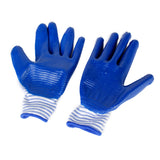 Maxbell Protective Gloves Bite-proof for Hamster Bite - Blue Zebra-stripe