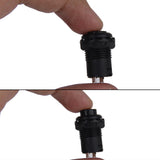 Maxbell 10 x Car Boat Locking Dash OFF-ON Push Button Switch Black