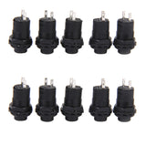 Maxbell 10 x Car Boat Locking Dash OFF-ON Push Button Switch Black